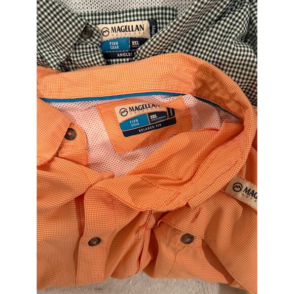 Magellan Outdoors Fish Gear Shirt Mens 2XL Lot of 6 Long Sleeve Fishing Vented - Picture 3 of 10